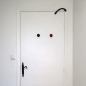 Ferme porte à ressort 40kg 222mm acier zingué blanc