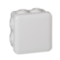 Boîte de dérivation carrée IP55 Plexo 80x80x45mm gris