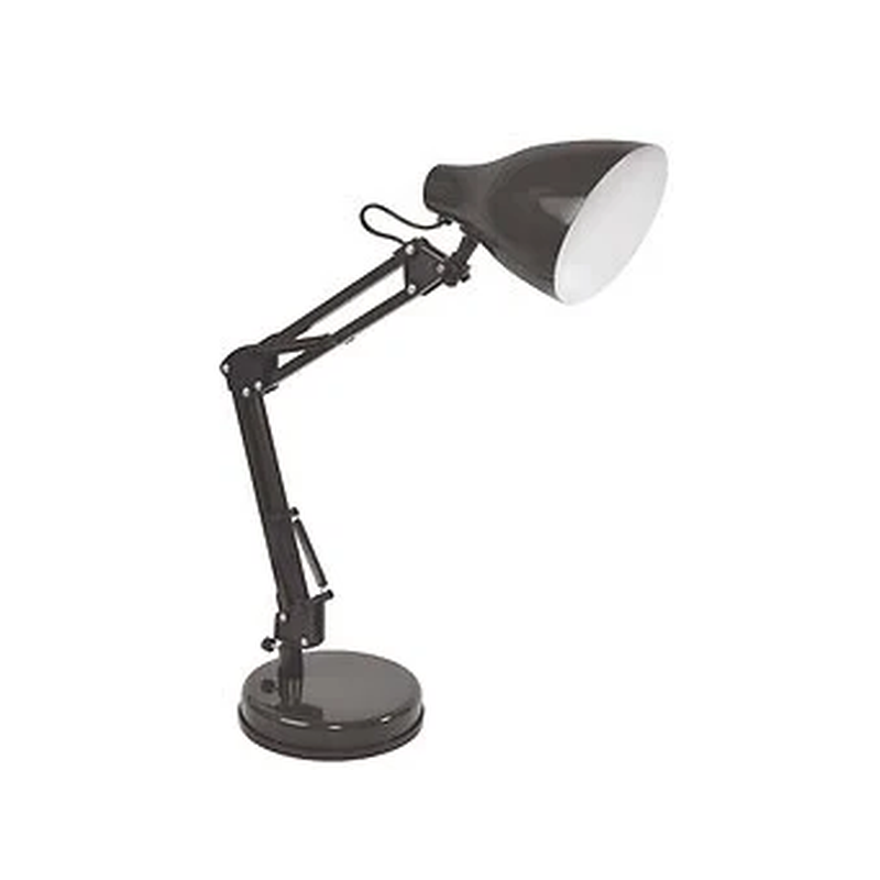 Lampe de bureau archi noire modèle 1