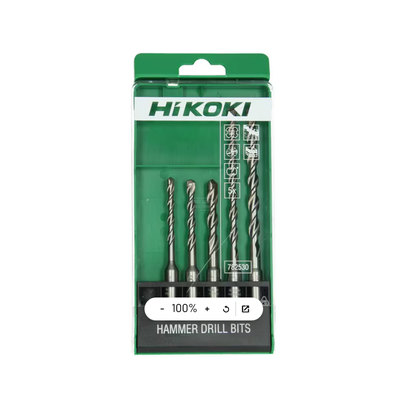 Kit 5 forets SDS+ D.5mm / 2x 6mm / 2x8mm pour marteau perforateur