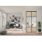 Vantaux 2.5x1.2m salto chêne sauvage miroir argent P8000 x2
