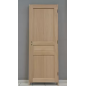 Bloc porte chêne 3 panneaux 204x83cm poussant droite