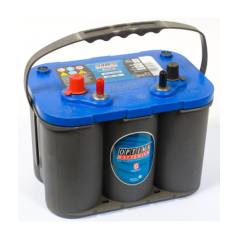 Batterie 12V 50ah 815a +gauche Optima bleu