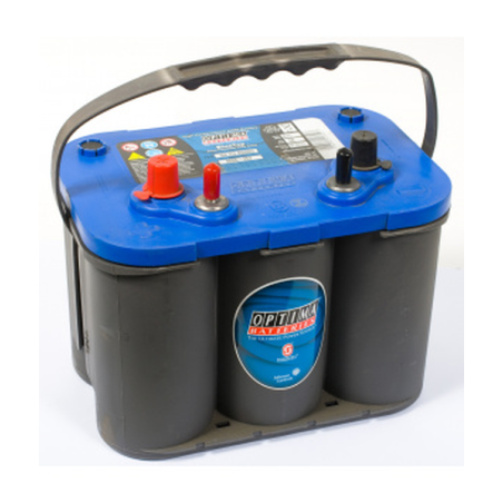 Batterie 12V 50ah 815a +gauche Optima bleu