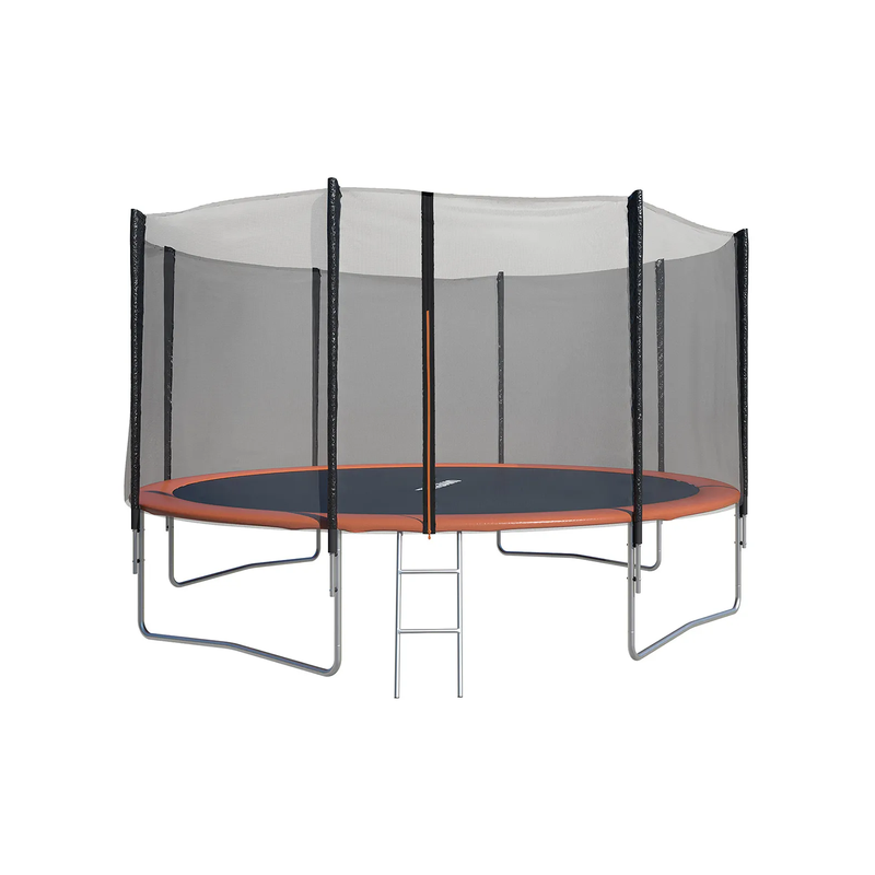 Trampoline D.3.66m + filet de sécurité + échelle