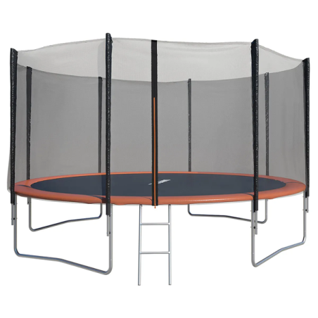 Trampoline D.3.66m + filet de sécurité + échelle