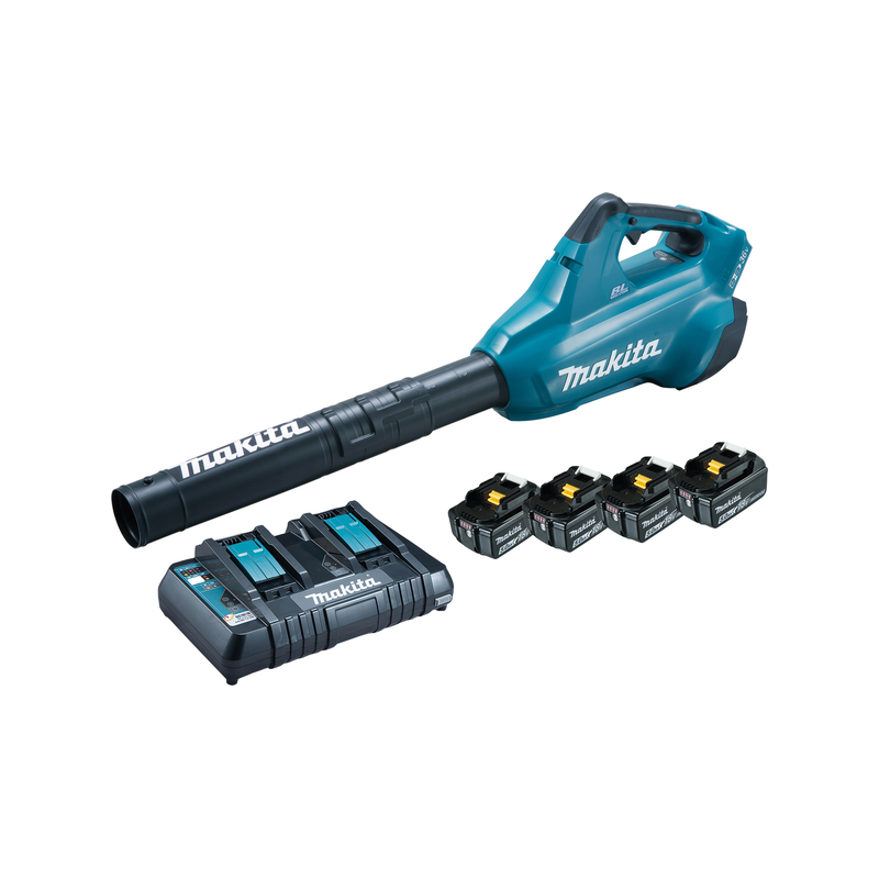 Souffleur 36v 2x18v 5 AH + 2 batteries + chargeur Makita