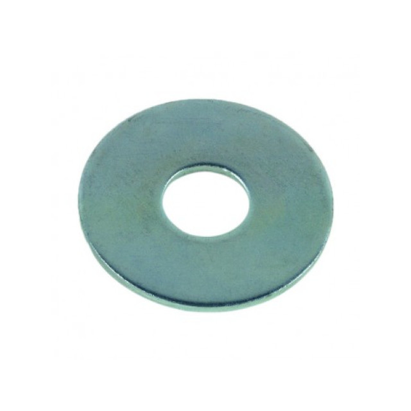 Rondelle plate xl acier zingué D.12mm x100