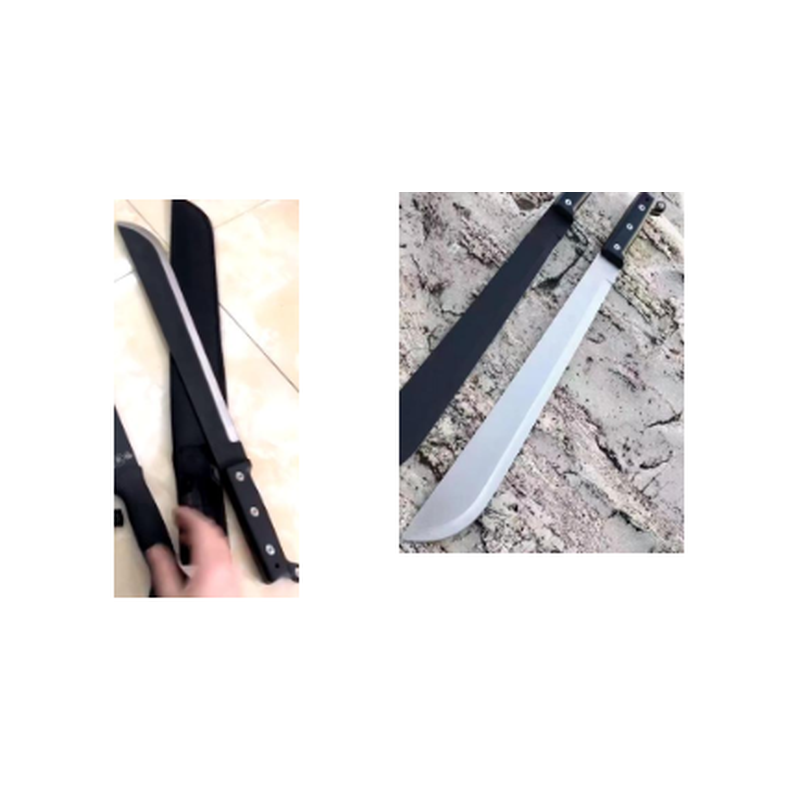 Machette à manche en plastique 41cm noire