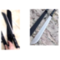 Machette à manche en plastique 41cm noire