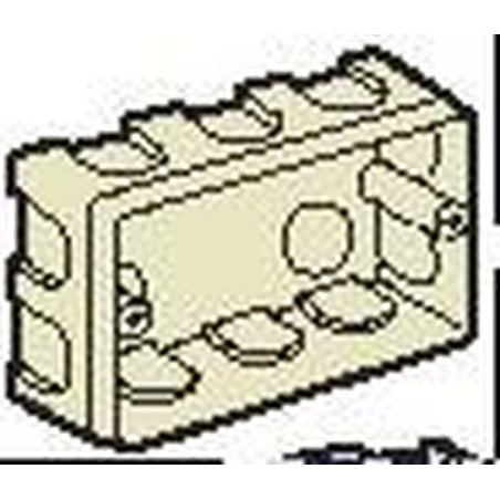 Boîte d'encastrement rectangulaire 110x65mm P.45mm
