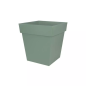 Pot toscane carre 50cm 87l vert laurier