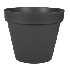 Pot toscane carre 50cm 87l gris anthracite