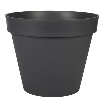 Pot toscane carre 50cm 87l gris anthracite