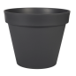 Pot toscane carre 50cm 87l gris anthracite