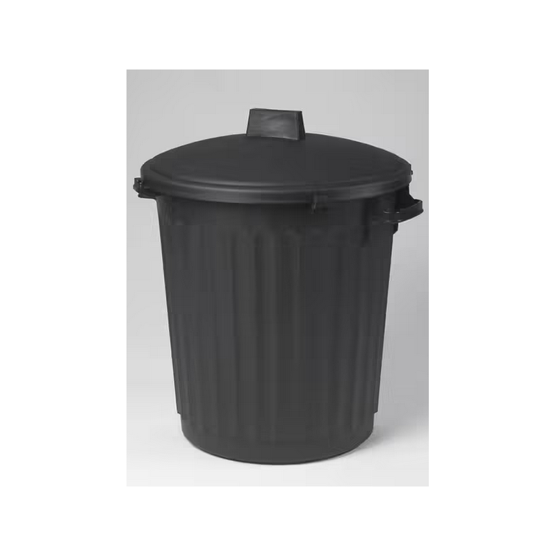 Poubelle 80L D.51cm H.67cm noir