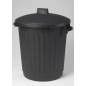 Poubelle 80L D.51cm H.67cm noir