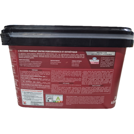 Rénovation perfection cuisine & salle de bain 2.5L satin gris zinc