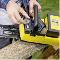 Tronçonneuse CNS 18-30 + batterie + chargeur Karcher