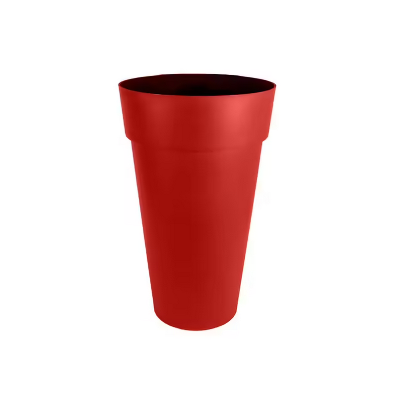Vase haut toscane d.48cm h.80cm 90l rouge rubis