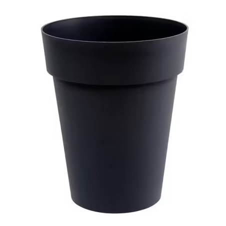 Vase mi-haut toscane d.44cm h.53cm 50l gris anthracite