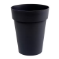 Vase mi-haut toscane d.44cm h.53cm 50l gris anthracite