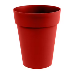 Vase mi-haut toscane d.44cm 50l rouge rubis