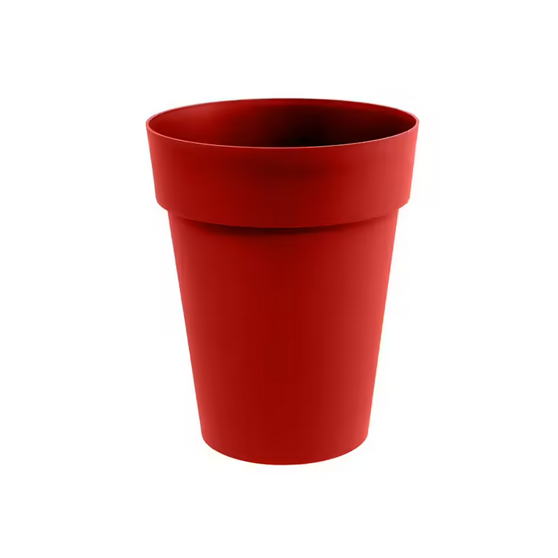 Vase mi-haut toscane d.44cm 50l rouge rubis