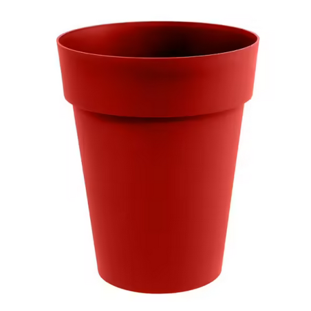 Vase mi-haut toscane d.44cm 50l rouge rubis