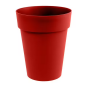Vase mi-haut toscane d.44cm 50l rouge rubis