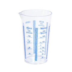 Verre doseur 1/4L (250ml) D.8CM H.13.2CM cristal