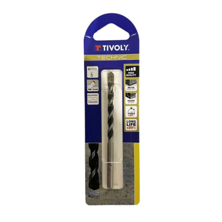 Foret béton 06 x 100mm technic slr Tivoly
