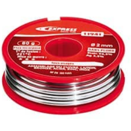 Bobine 96.5% étain sans plomb 3.5% d'argent D.2mm 80G