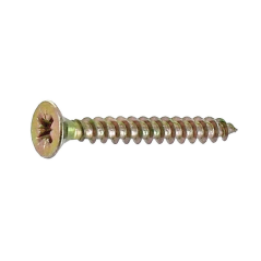 Vis agglo tête fraisée acier bichromaté 4x25mm x24 pz2