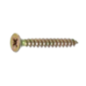 Vis agglo tête fraisée acier bichromaté 4x25mm x24 pz2