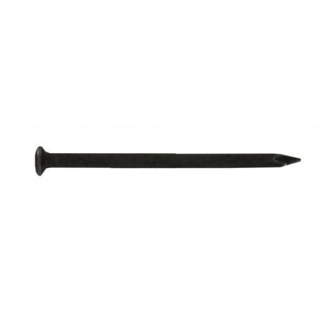 Pointe béton tête ronde acier trempé bleui 3x70mm 110g