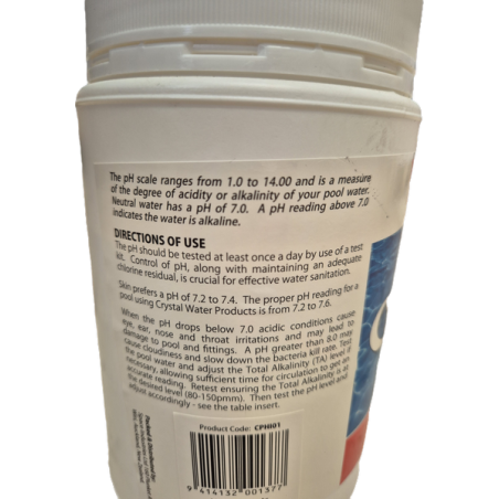 Augmenteur de PH carbone de soude 1Kg