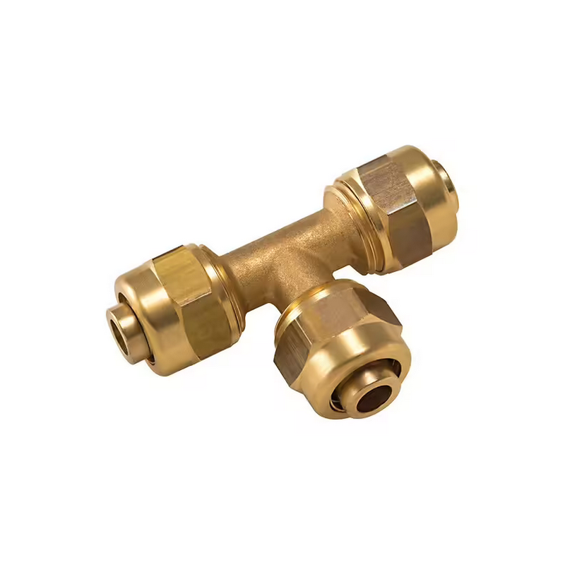 Té égal à compression PER tube 10x12mm