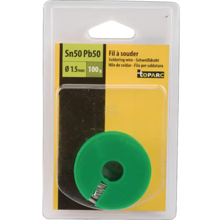Bobine 50% étain D.1.5mm 100g