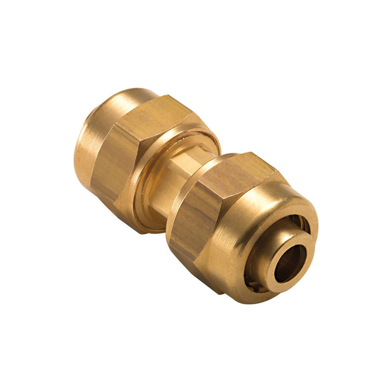 Jonction égale à compression PER D.12mm (tube 13x16mm)