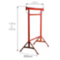 Échafaudage ajustable 1.2-2.2m