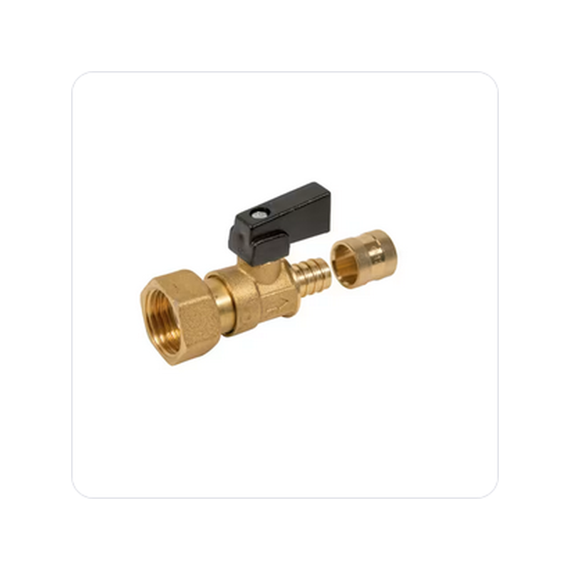 Vanne écrou à glissement PER 1/2" tube 10x12mm