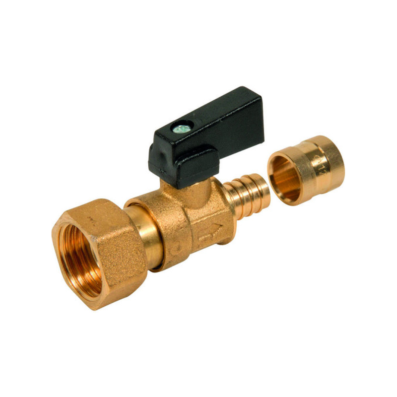 Vanne écrou à glissement PER 1/2" tube 13x16mm