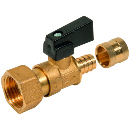 Vanne écrou à glissement PER 1/2" tube 13x16mm