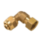 Raccord coude écrou libre à compression F1/2" D.12mm (tuyau 10x12mm)