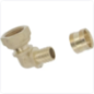 Raccord coude écrou tournant à glissement PER 3/4" pour tube 13x16mm