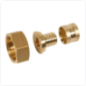 Raccord écrou tournant à glissement PER 3/8" pour tube 13x16mm