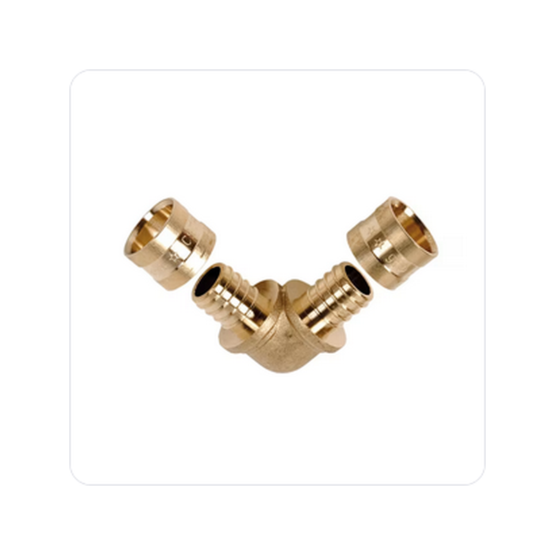 Raccord coudé 90° à glissement PER F*F tube 13x16mm