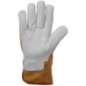 Gants de travail en cuir T10 (XL) jaune / blanc