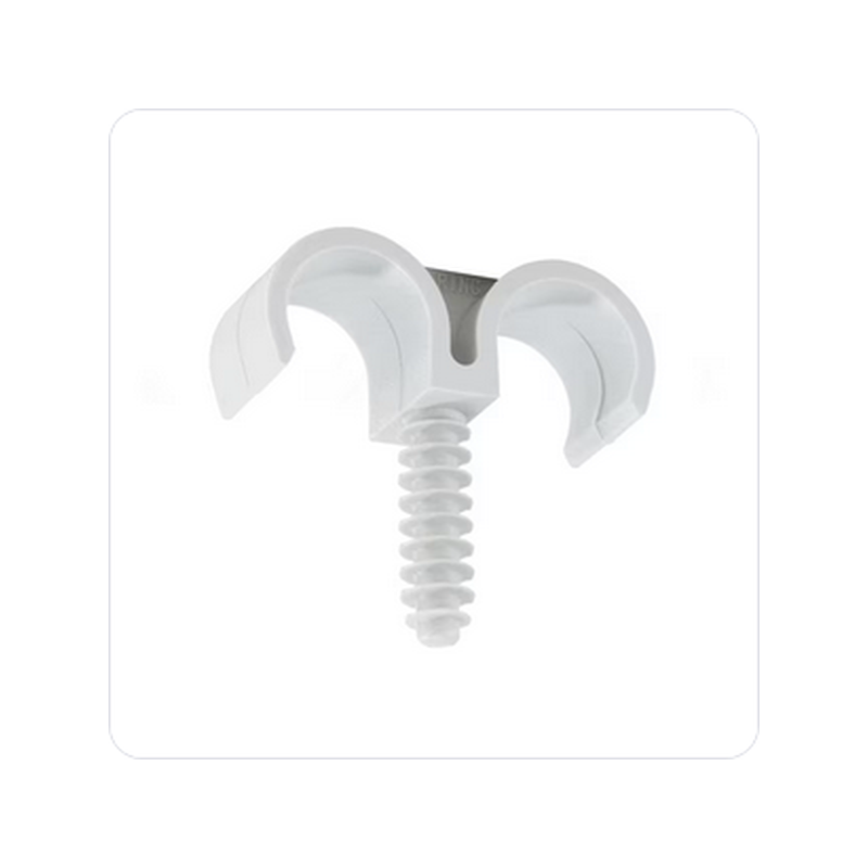 Fixation PER simple D.22mm x100 FIXD22 pour tube pré-gainé D.12mm